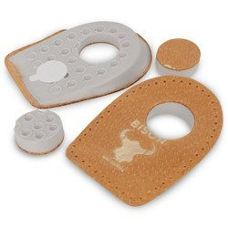 Podpiętki na ostrogi skórzane - lateksowe