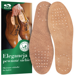 SULPO skórzane wkładki do butów, cienkie wyściółki skórzane dla Kobiet i Mężczyzn
