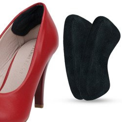 Zapiętki skórzane - wklejane - czarne