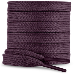 SULPO Sznurówki bawełniane, płaskie, do obuwia sportowego, kolor fioletowy