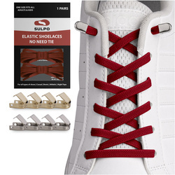 Elastyczne sznurowadła z metalowymi spinkami - Różne kolory