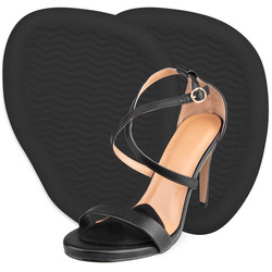 Amortyzujące półwkładki do butów na obcasie wklejane czarne - A025_C