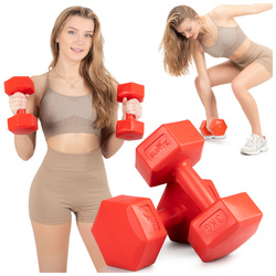 Zestaw hantli SUFITE - neoprenowe ciężarki do treningu i fitness 2x3 kg