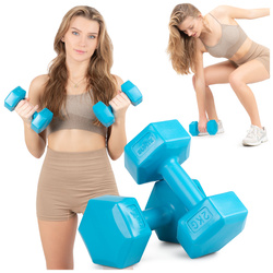 Zestaw hantli SUFITE - neoprenowe ciężarki do treningu i fitness 2x2 kg