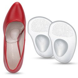 Żelowe pół wkładki do butów z pelotą - wklejane