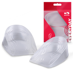 Silikonowe podpiętki do butów amortyzujące bezbarwne