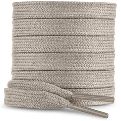 SULPO Sznurówki bawełniane, płaskie, do obuwia sportowego, kolor beżowy