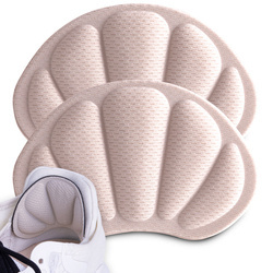 Piankowe zapiętki do obuwia otarcia pięt wklejane miękkie wkładki beżowe