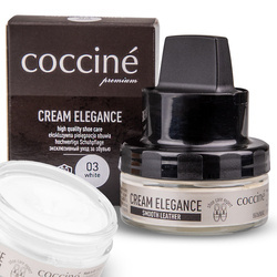Pasta krem do butów ze Skóry COCCINE z aplikatorem Biały 50 ml
