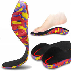 Piankowe wkładki do butów dla dzieci na płaskostopie i pronację stopy - WK_7001