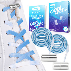 Elastyczne sznurówki bez wiązania ze skręcanym zapięciem - S017_K_36