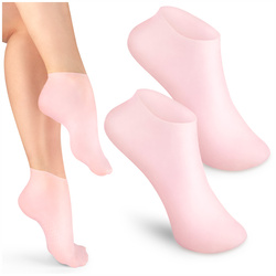 Silikonowe skarpetki na spękane pięty regenerujące do zabiegów kosmetycznych