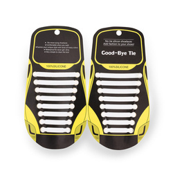 SZNURÓWKI bez wiązania do butów trampek elastyczne S004 - Różne kolory