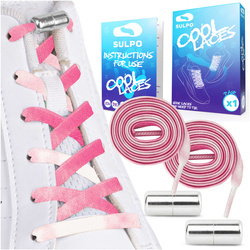 Elastyczne sznurówki do butów bez wiązania ze skręcanym zapięciem - S017_K_33