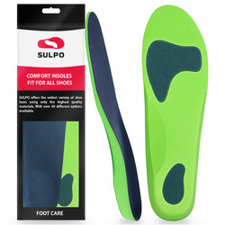 Wyprofilowane wkładki ortopedyczne do butów dla osób z niskim podbiciem stopy i pronacją - A004