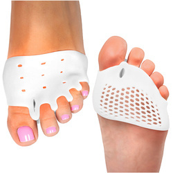 Opaska z separatorem palców 5w1 - amortyzacja śródstopia PARA Biała D059_W