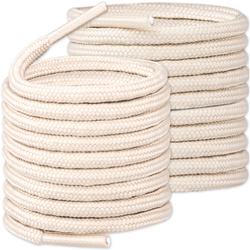 Sznurówki sznurowadła TREKKINGOWE okrągłe MOCNE grube kolor beżowy