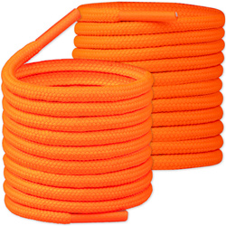 Sznurówki sznurowadła TREKKINGOWE okrągłe MOCNE grube kolor pomarańczowy