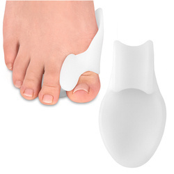 Żelowy separator dużego palca z klinem na haluksy 2w1 - M006_S