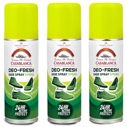 3 x Odświeżacz do butów Deo - Fresh Spring Casablanca 125 ml