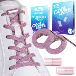 Elastyczne sznurówki do obuwia bez wiązania z wygodnym zapięciem - S017_K_21