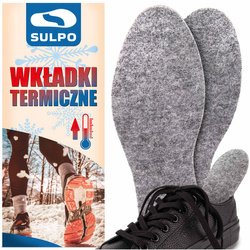 Filcowe wkładki do butów z powłoką antypoślizgową - R068