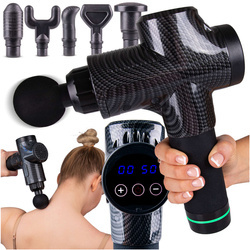 Pistolet do masażu mięśni – Mocny masażer do ciała 6 końcówek w Etui EL_3001