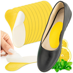 10 x ZAPACHOWE zapiętki wkładki CYTRYNOWE odświeżające odświeżacz do butów