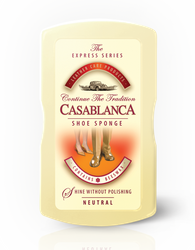 Mała gąbka nabłyszczająca do butów skórzanych