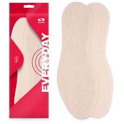 Wełniane ogrzewające wkładki do butów zimowe - R086