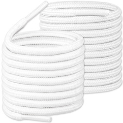 Sznurówki sznurowadła TREKKINGOWE okrągłe MOCNE grube kolor biały