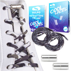 Sznurowadła do butów bez wiązania łatwe w zakładaniu - S017_K_25