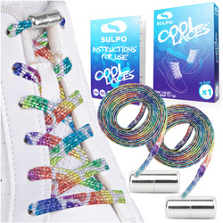 Sznurówki bez wiązania elastyczne do każdego rodzaju obuwia - S017_K_45