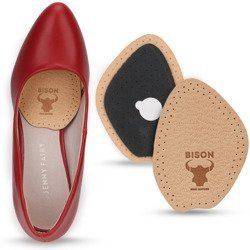 Skórzane pół wkładki do butów ze skóry naturalnej - wklejane