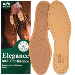 Przeciwpotne wkładki do butów ze skóry naturalnej i korka