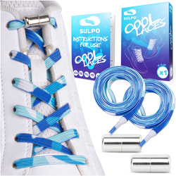 Elastyczne sznurówki do butów sportowych szkolnych bez wiązania - S017_K_27