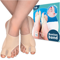 Opaska na haluksy z żelowym klinem prostującym palca D098