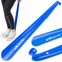 Łyżka do zakładania butów z haczykiem niebieska 58 cm - A229_09