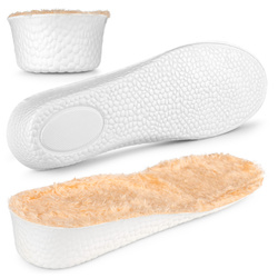 Podwyższające wkładki do butów zimowe ciepłe wyściółki na zimę