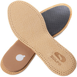 Skórzane wkładki podwyższające z węglem aktywnym 0,5 cm