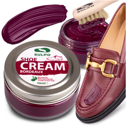 Krem do butów BORDO do obuwia odświeżający kolor Sulpo 50 ml na bazie wody