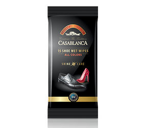 Casablanca Chusteczki do butów nawilżone 15 sztuk