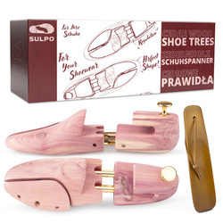 Drewniane Cedrowe Prawidła z łyżką do butów OCHRONA KSZTAŁTU - A215