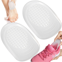 Żelowe podpiętki wklejane do butów Amortyzujące bolące stopy i pięty Bezbarwne - FC_4004_01_HA