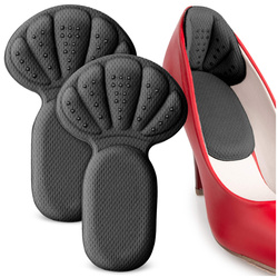 Podpiętki zapiętki wklejane do butów na otarcia amortyzujące piętę, kol. czarny