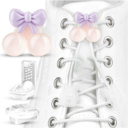 Ozdoba zapinka klamra do Sznurówek butów dla Dzieci – Końcówki PARA Wisienki