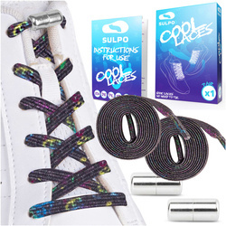 Sznurowadła bez wiązania płaskie do butów sportowych - S017_K_41