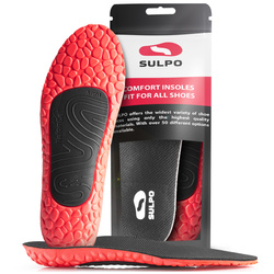 Profilowane wkładki do butów AMORTYZUJĄCE do biegania pianka EVA Sulpo