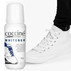 Biała Pasta Wybielacz Korektor COCCINE do butów Sneakers Trampek Biała 75 ml